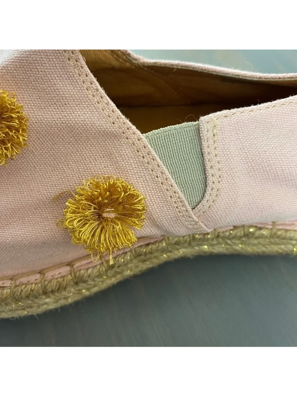 Silvia Cobos Soil Mocasines Slip On Floral Espadrille Flats Women 12 Pink NWOB